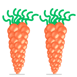 Easter Carrot Column Double