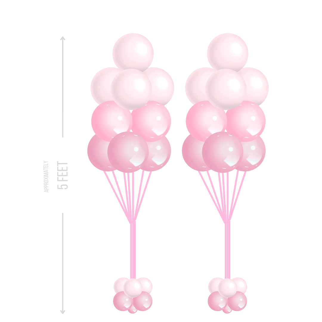 Baby Girl Simple Bouquet - Large (Pair) or Small (Set of 3)
