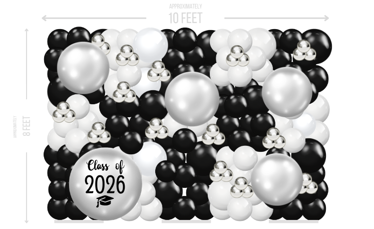 Class of 2026 Balloon Wall - Simple