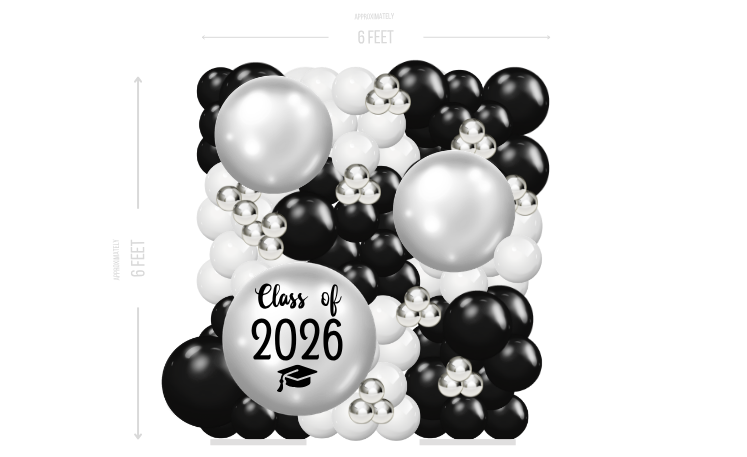 Class of 2026 Balloon Wall - Simple - Image 2
