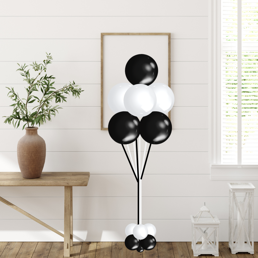 Black and White Simple Bouquet Small BG
