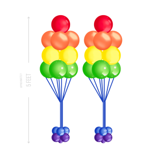 Rainbow Simple Bouquet - Large (Pair) or Small (Set of 3)