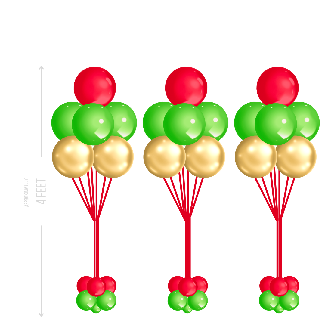 Christmas Joy Simple Bouquet - Large (Pair) or Small (Set of 3) - Image 4