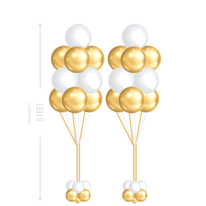 Champagne and Diamonds Simple Bouquet - Large (Pair) or Small (Set of 3)