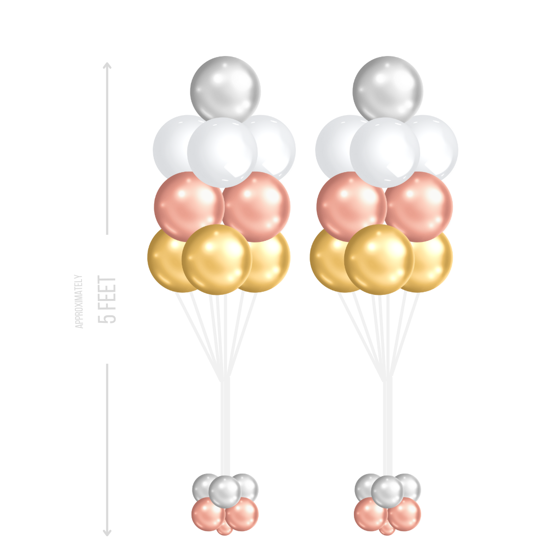 Bridal Shower Simple Bouquet - Large (Pair) or Small (Set of 3)