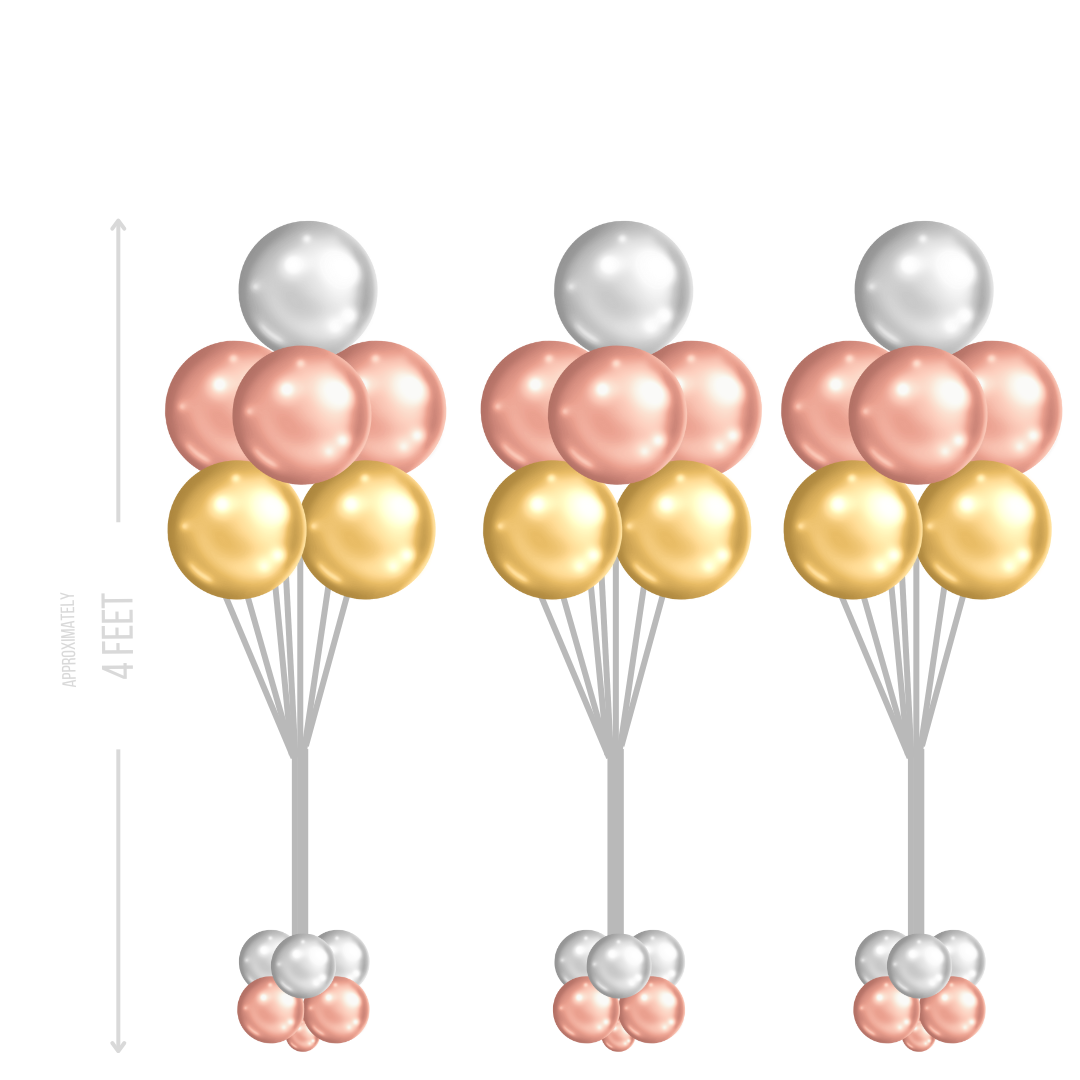 Bridal Shower Simple Bouquet - Large (Pair) or Small (Set of 3) - Image 4