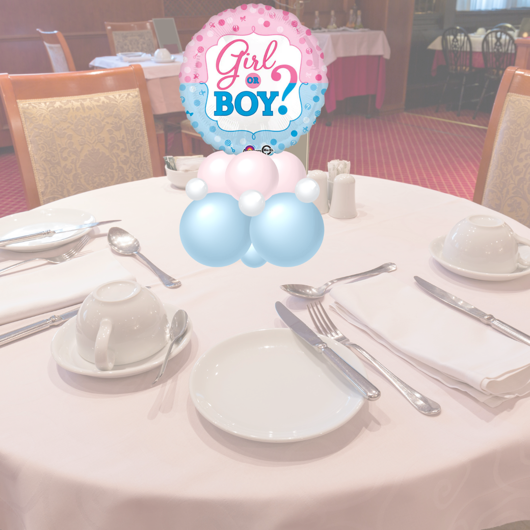Gender Reveal Centerpiece BG