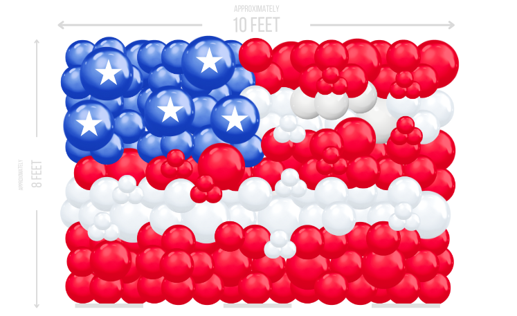 All American Wall Simple Large