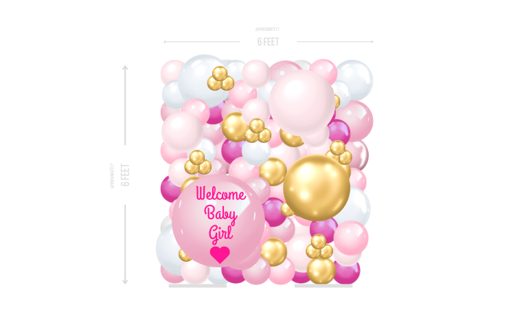 Baby Girl Wall Simple Small