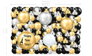 New Year's Wall Simple Large