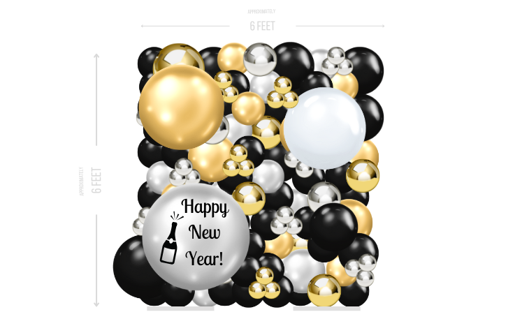 New Year's Wall Simple Small