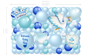 Baby Boy Wall Fancy Large