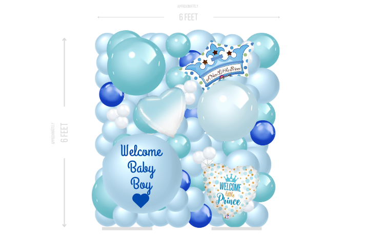 Baby Boy Wall Fancy Small
