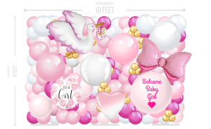 Baby Girl Wall Fancy Large