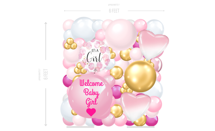 Baby Girl Wall Fancy Small