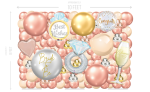 Bridal Shower Wall Fancy Large