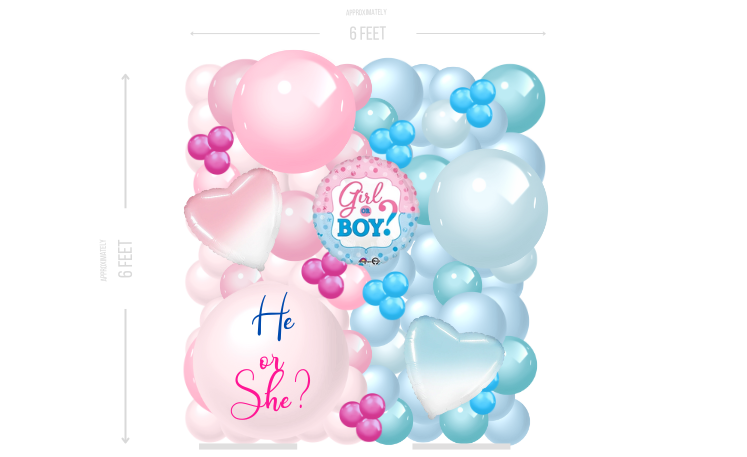 Gender Reveal Wall Fancy Small