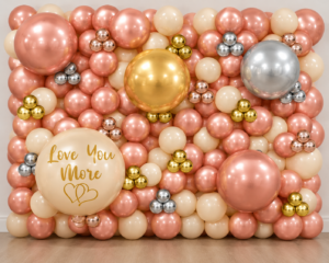 Marry Me Balloon Wall - Simple