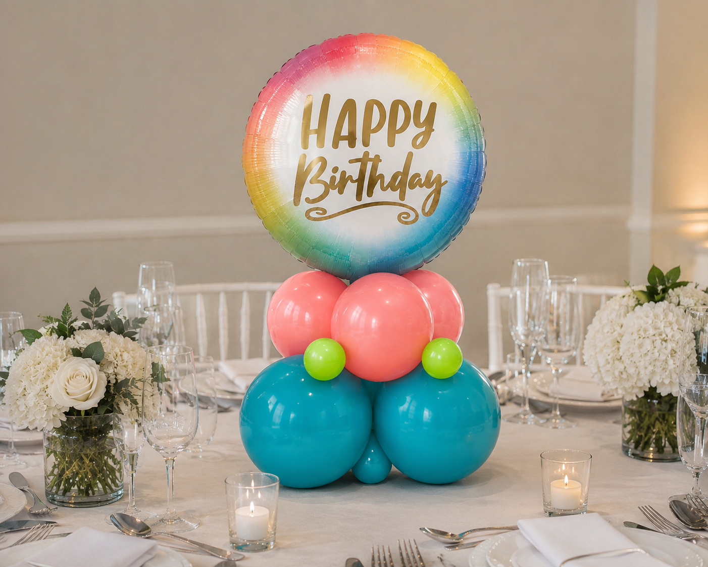 California Vibes Balloon Centerpiece - Image 2