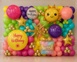 California Vibes Balloon Wall - Fancy