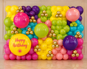 California Vibes Balloon Wall - Simple
