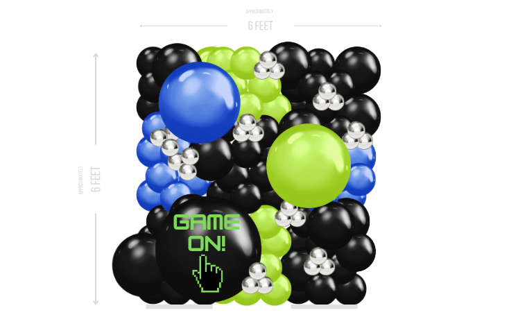 Video Game Balloon Wall - Simple - Image 2