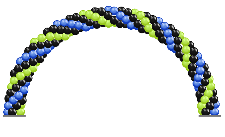 Video Game Spiral Arch - 20ft or 30ft
